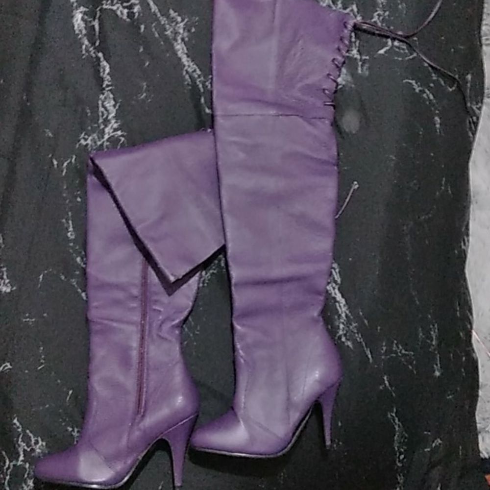 Stiletto thigh high boots